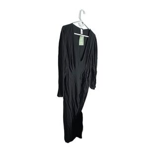 H&M Black Viscose Dress